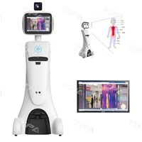 Robot phục vụ đo thân nhiệt