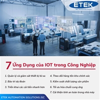 7 ứng dụng của IOT trong công nghiệp