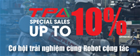 Chương trình chiết khấu lên đến 10% khi mua robot cộng tác tại TPA