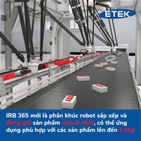 ABB RA MẮT DELTA ROBOT BẢN MỚI IRB 365