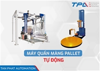 Lợi ích khi ứng dụng máy quấn màng pallet tự động vào sản xuất