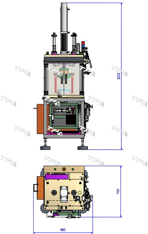 Máy tự động ép sử dụng xylanh thủy lực