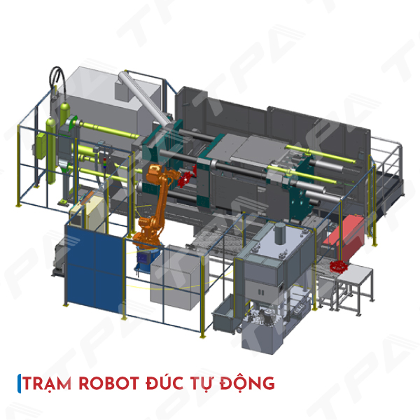 Trạm Robot đúc tự động