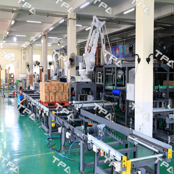 Hình ảnh TPA cung cấp hệ thống Palletizer cho 2 dây chuyền sản xuất Hình ảnh TPA cung cấp hệ thống Palletizer cho 2 dây chuyền sản xuất