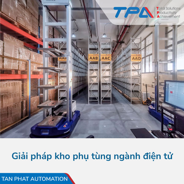 Giải pháp kho phụ tùng ngành điện tử