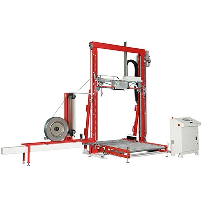 Máy đóng đai pallet tự động TP-733VTS Zelos
