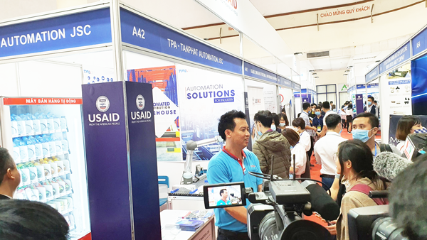Gian hàng TPA tại hội chợ giao thương quốc tế ngành chế tạo FBC