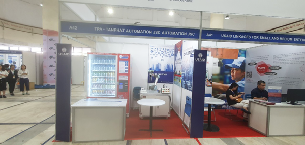 gian hàng TPA tại hội chợ giao thương quốc tế ngành chế tạo FBC