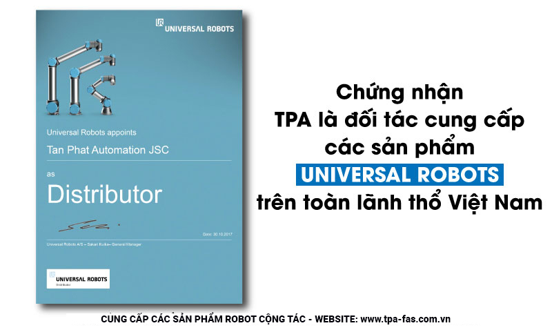 Chứng nhận Universal Robot